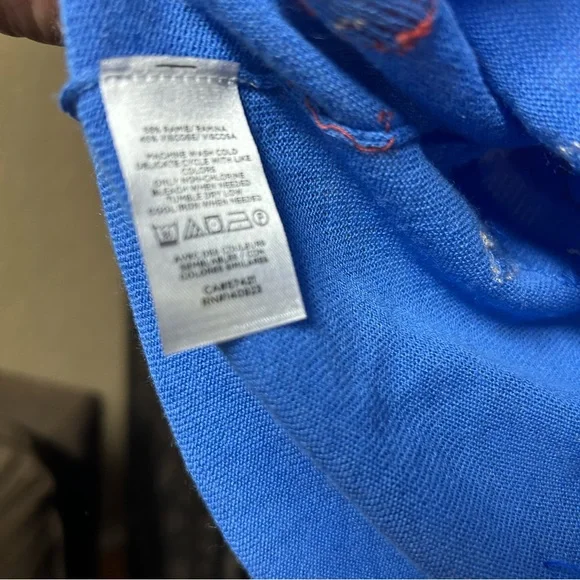 Loft New Ice cream popsicle print sweater size medium petite in blue - Picture 5 of 7